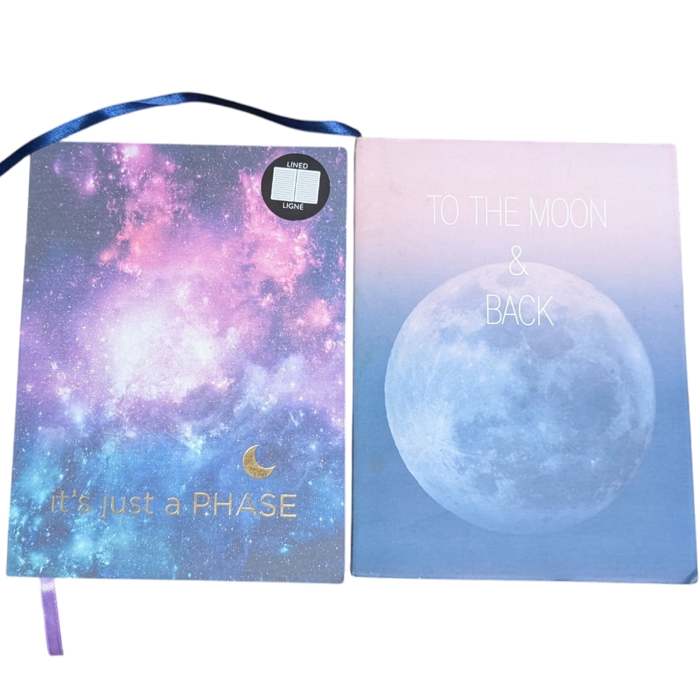 FREE! Galaxy and Moon Themed Notebooks